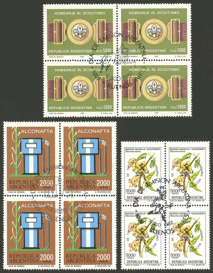 Lot 1029 - Argentina general issues -  Guillermo Jalil - Philatino Auction # 2342 ARGENTINA: General auction with very low starts!