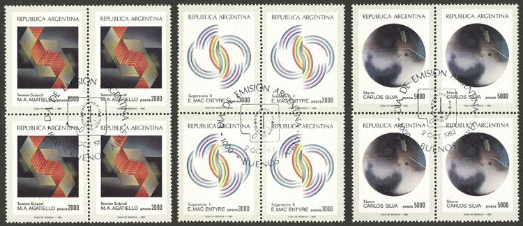 Lot 1034 - Argentina general issues -  Guillermo Jalil - Philatino Auction # 2342 ARGENTINA: General auction with very low starts!