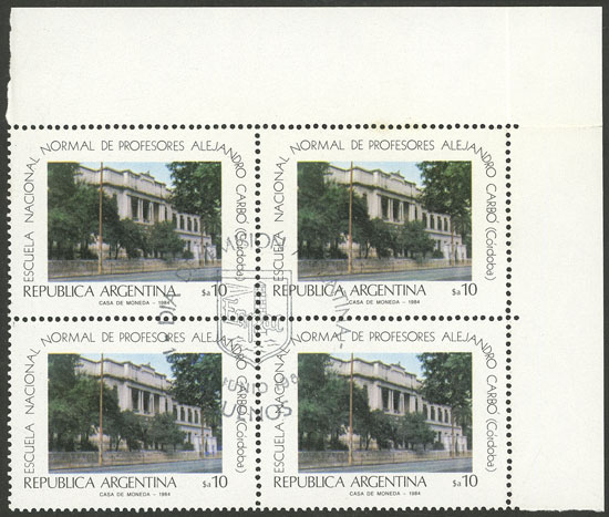 Lot 1040 - Argentina general issues -  Guillermo Jalil - Philatino Auction # 2342 ARGENTINA: General auction with very low starts!