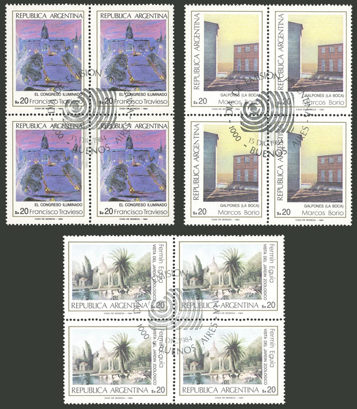 Lot 1048 - Argentina general issues -  Guillermo Jalil - Philatino Auction # 2342 ARGENTINA: General auction with very low starts!