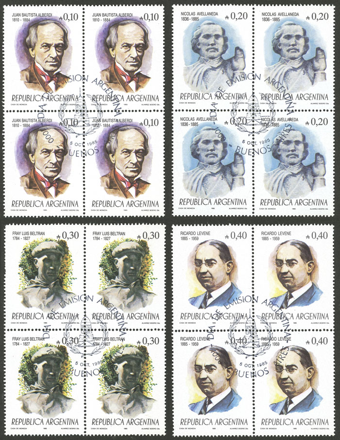 Lot 1055 - Argentina general issues - Guillermo Jalil - Philatino Auction # 2342 ARGENTINA: General auction with very low starts! Lot 1055 - Argentina general issues - Guillermo Jalil - Philatino Auction # 2342 ARGENTINA: General auction with very low starts!