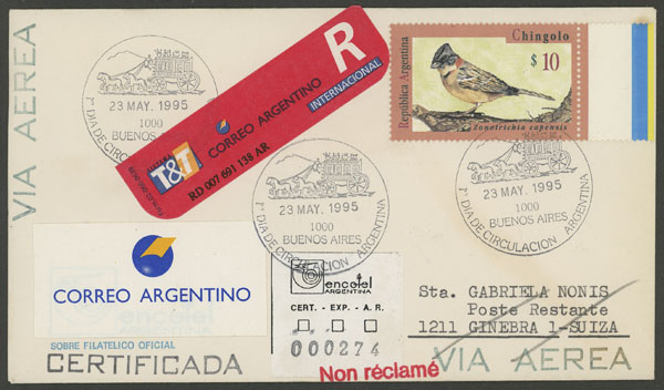 Lot 1092 - Argentina general issues - Guillermo Jalil - Philatino Auction # 2342 ARGENTINA: General auction with very low starts! Lot 1092 - Argentina general issues - Guillermo Jalil - Philatino Auction # 2342 ARGENTINA: General auction with very low starts!