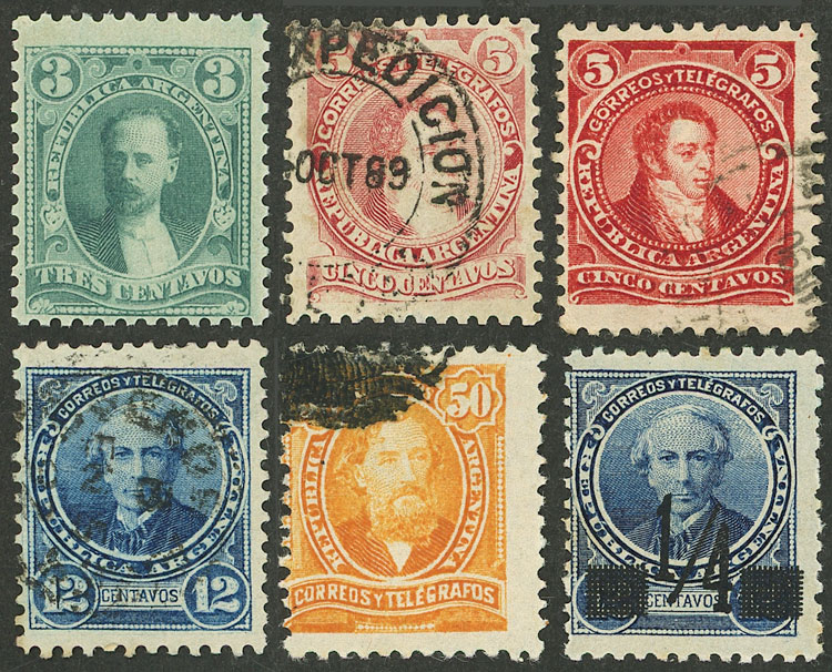 Lot 259 - Argentina general issues -  Guillermo Jalil - Philatino Auction # 2342 ARGENTINA: General auction with very low starts!