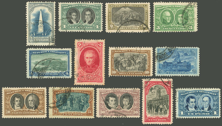 Lot 337 - Argentina general issues -  Guillermo Jalil - Philatino Auction # 2342 ARGENTINA: General auction with very low starts!