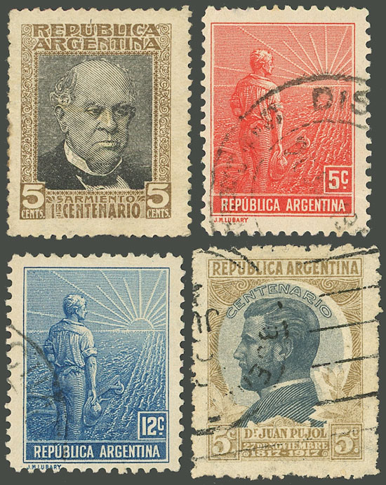 Lot 341 - Argentina general issues -  Guillermo Jalil - Philatino Auction # 2342 ARGENTINA: General auction with very low starts!
