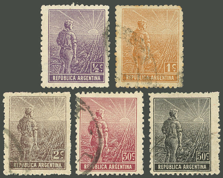 Lot 342 - Argentina general issues -  Guillermo Jalil - Philatino Auction # 2342 ARGENTINA: General auction with very low starts!