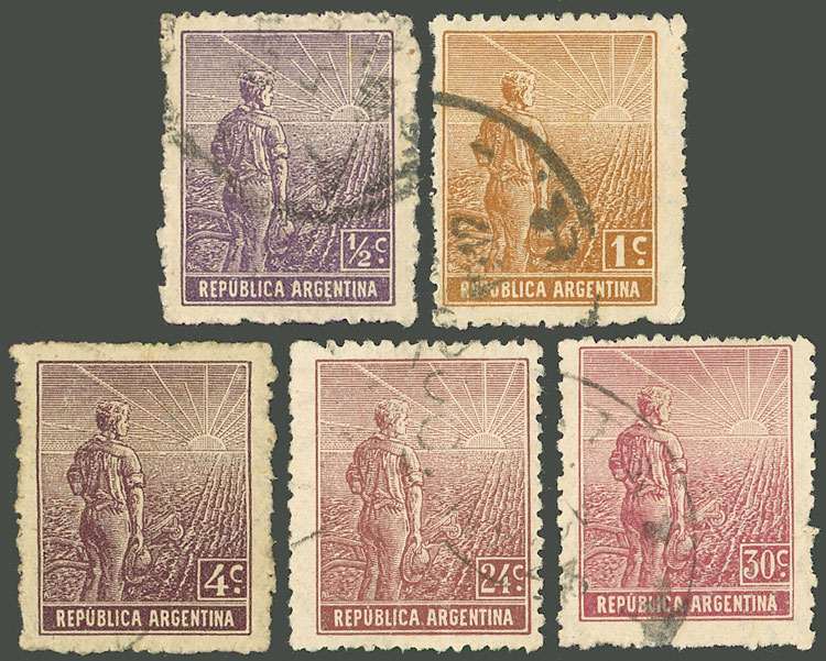 Lot 346 - Argentina general issues -  Guillermo Jalil - Philatino Auction # 2342 ARGENTINA: General auction with very low starts!