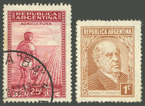 Lot 515 - Argentina general issues -  Guillermo Jalil - Philatino Auction # 2342 ARGENTINA: General auction with very low starts!
