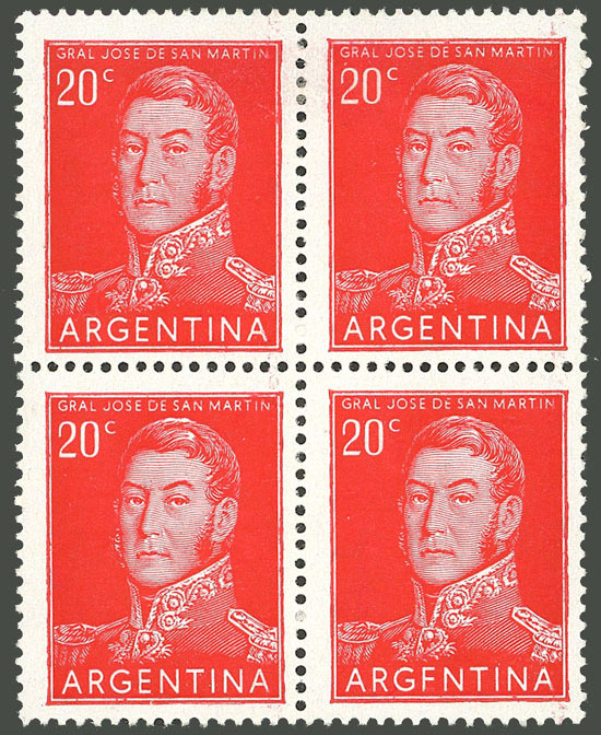 Lot 767 - Argentina general issues -  Guillermo Jalil - Philatino Auction # 2342 ARGENTINA: General auction with very low starts!