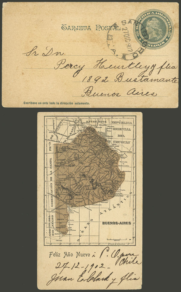 Lot 1245 - Argentina Postal stationery - Guillermo Jalil - Philatino Auction # 2342 ARGENTINA: General auction with very low starts! Lot 1245 - Argentina Postal stationery - Guillermo Jalil - Philatino Auction # 2342 ARGENTINA: General auction with very low starts!