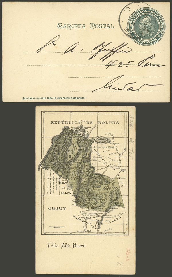 Lot 1249 - Argentina Postal stationery - Guillermo Jalil - Philatino Auction # 2342 ARGENTINA: General auction with very low starts! Lot 1249 - Argentina Postal stationery - Guillermo Jalil - Philatino Auction # 2342 ARGENTINA: General auction with very low starts!