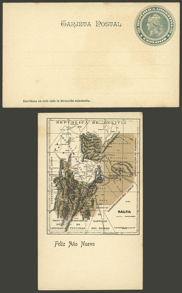 Lot 1251 - Argentina Postal stationery - Guillermo Jalil - Philatino Auction # 2342 ARGENTINA: General auction with very low starts! Lot 1251 - Argentina Postal stationery - Guillermo Jalil - Philatino Auction # 2342 ARGENTINA: General auction with very low starts!