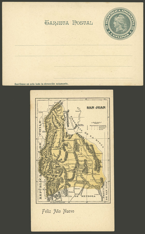 Lot 1252 - Argentina Postal stationery - Guillermo Jalil - Philatino Auction # 2342 ARGENTINA: General auction with very low starts! Lot 1252 - Argentina Postal stationery - Guillermo Jalil - Philatino Auction # 2342 ARGENTINA: General auction with very low starts!