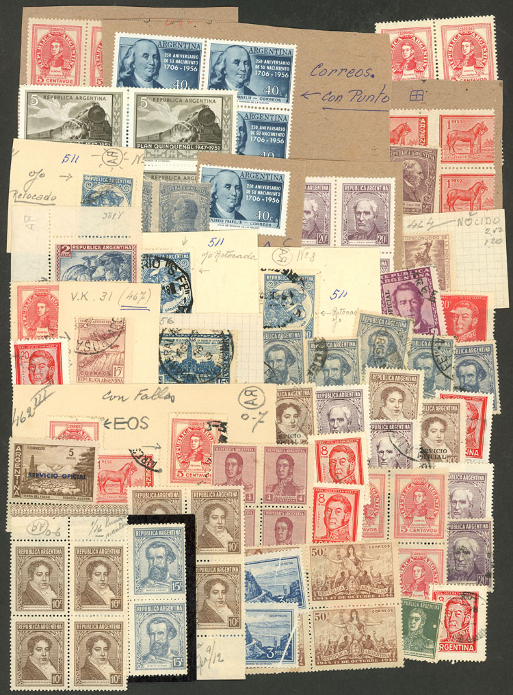 Lot 1312 - Argentina Lots and Collections - Guillermo Jalil - Philatino Auction # 2342 ARGENTINA: General auction with very low starts! Lot 1312 - Argentina Lots and Collections - Guillermo Jalil - Philatino Auction # 2342 ARGENTINA: General auction with very low starts!