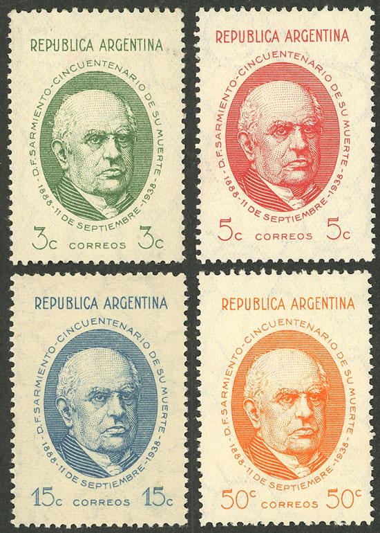 Lot 594 - Argentina general issues -  Guillermo Jalil - Philatino Auction # 2342 ARGENTINA: General auction with very low starts!
