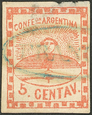 Lot 34 - Argentina confederation - Guillermo Jalil - Philatino Auction # 2342 ARGENTINA: General auction with very low starts! Lot 34 - Argentina confederation - Guillermo Jalil - Philatino Auction # 2342 ARGENTINA: General auction with very low starts!