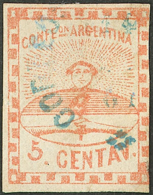Lot 35 - Argentina confederation - Guillermo Jalil - Philatino Auction # 2342 ARGENTINA: General auction with very low starts! Lot 35 - Argentina confederation - Guillermo Jalil - Philatino Auction # 2342 ARGENTINA: General auction with very low starts!