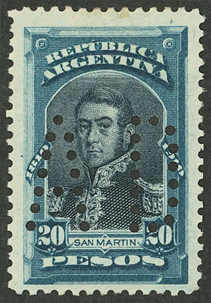 Lot 340 - Argentina general issues -  Guillermo Jalil - Philatino Auction # 2342 ARGENTINA: General auction with very low starts!