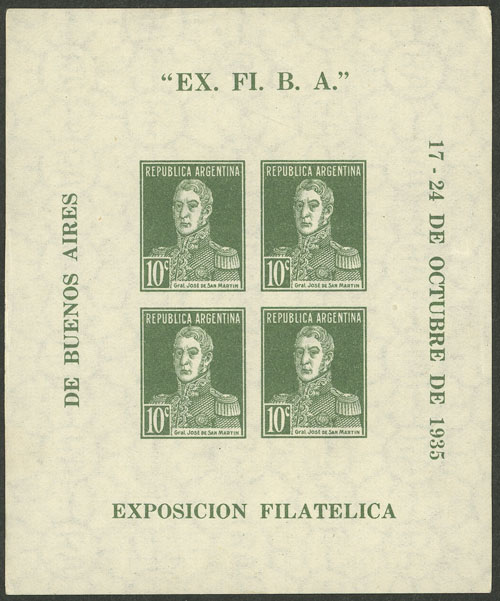 Lot 1155 - Argentina souvenir sheets - Guillermo Jalil - Philatino Auction # 2342 ARGENTINA: General auction with very low starts! Lot 1155 - Argentina souvenir sheets - Guillermo Jalil - Philatino Auction # 2342 ARGENTINA: General auction with very low starts!