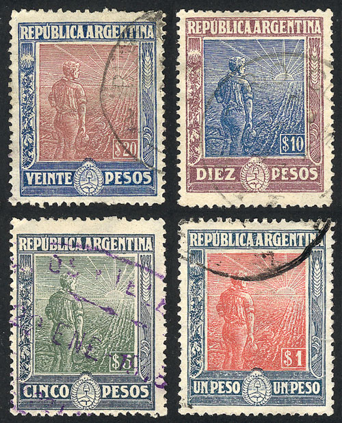 Lot 371 - Argentina general issues -  Guillermo Jalil - Philatino Auction # 2342 ARGENTINA: General auction with very low starts!