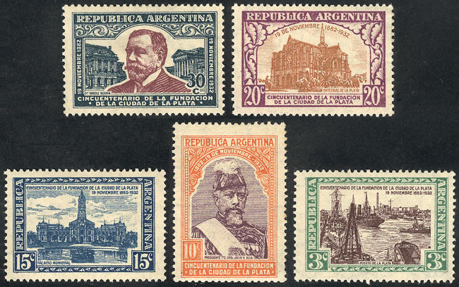 Lot 502 - Argentina general issues -  Guillermo Jalil - Philatino Auction # 2342 ARGENTINA: General auction with very low starts!