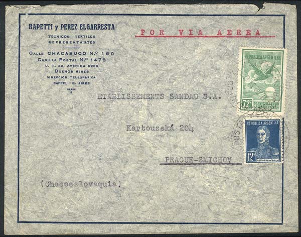 Lot 1273 - Argentina postal history - Guillermo Jalil - Philatino Auction # 2342 ARGENTINA: General auction with very low starts! Lot 1273 - Argentina postal history - Guillermo Jalil - Philatino Auction # 2342 ARGENTINA: General auction with very low starts!