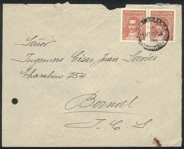 Lot 1282 - Argentina postal history -  Guillermo Jalil - Philatino Auction # 2342 ARGENTINA: General auction with very low starts!