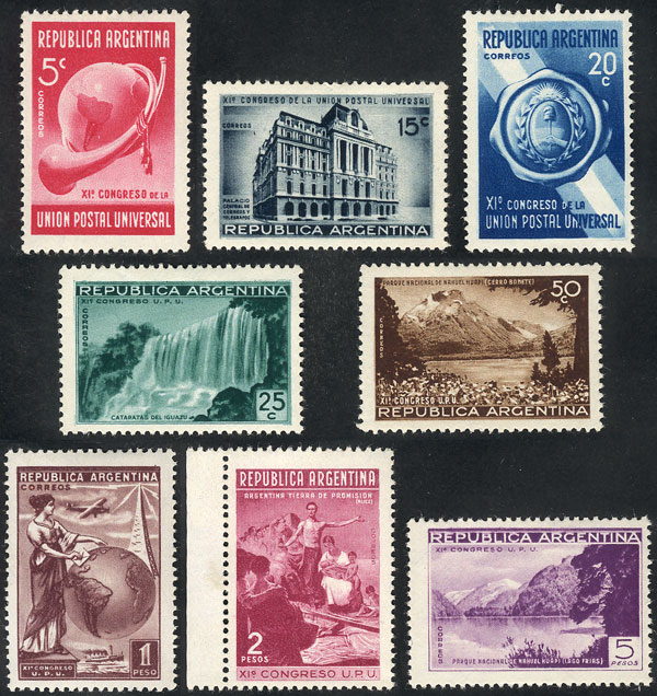 Lot 599 - Argentina general issues -  Guillermo Jalil - Philatino Auction # 2342 ARGENTINA: General auction with very low starts!
