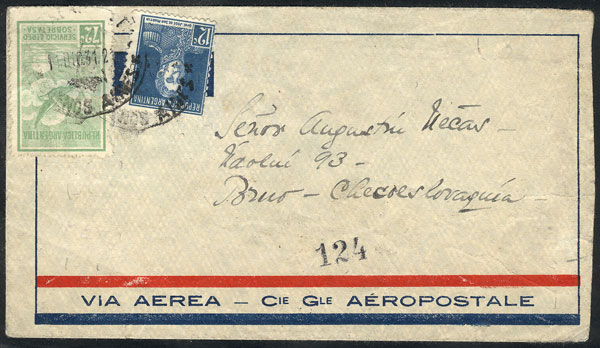 Lot 1276 - Argentina postal history -  Guillermo Jalil - Philatino Auction # 2342 ARGENTINA: General auction with very low starts!