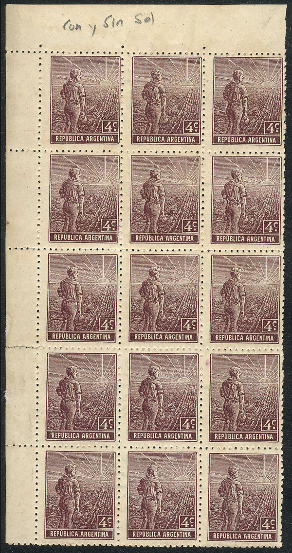 Lot 350 - Argentina general issues -  Guillermo Jalil - Philatino Auction # 2342 ARGENTINA: General auction with very low starts!