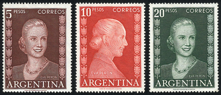Lot 753 - Argentina general issues -  Guillermo Jalil - Philatino Auction # 2342 ARGENTINA: General auction with very low starts!