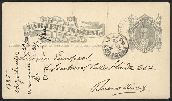 Lot 1260 - Argentina postal history - Guillermo Jalil - Philatino Auction # 2342 ARGENTINA: General auction with very low starts! Lot 1260 - Argentina postal history - Guillermo Jalil - Philatino Auction # 2342 ARGENTINA: General auction with very low starts!