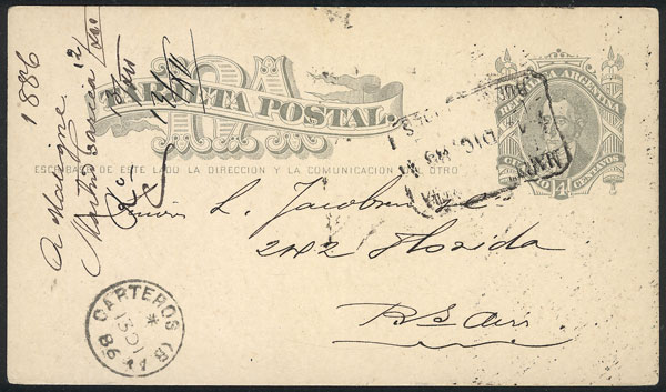 Lot 1261 - Argentina postal history - Guillermo Jalil - Philatino Auction # 2342 ARGENTINA: General auction with very low starts! Lot 1261 - Argentina postal history - Guillermo Jalil - Philatino Auction # 2342 ARGENTINA: General auction with very low starts!