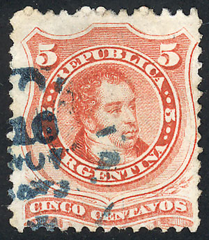 Lot 164 - Argentina general issues -  Guillermo Jalil - Philatino Auction # 2342 ARGENTINA: General auction with very low starts!