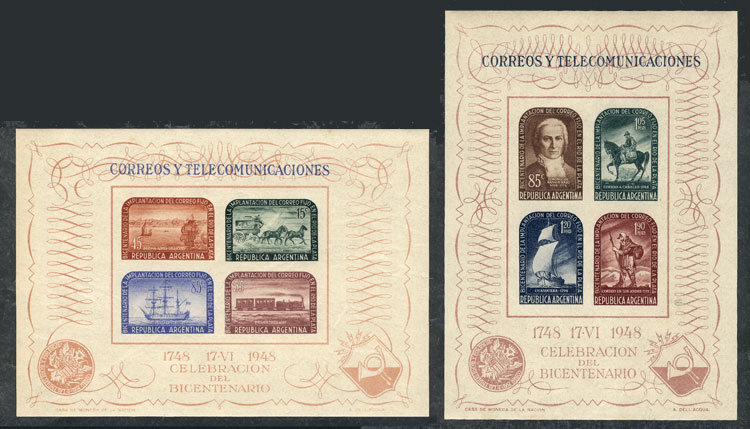 Lot 1165 - Argentina souvenir sheets - Guillermo Jalil - Philatino Auction # 2342 ARGENTINA: General auction with very low starts! Lot 1165 - Argentina souvenir sheets - Guillermo Jalil - Philatino Auction # 2342 ARGENTINA: General auction with very low starts!