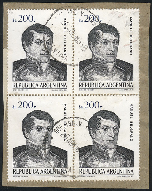 Lot 1038 - Argentina general issues -  Guillermo Jalil - Philatino Auction # 2342 ARGENTINA: General auction with very low starts!
