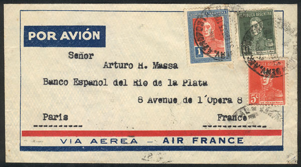 Lot 1280 - Argentina postal history -  Guillermo Jalil - Philatino Auction # 2342 ARGENTINA: General auction with very low starts!