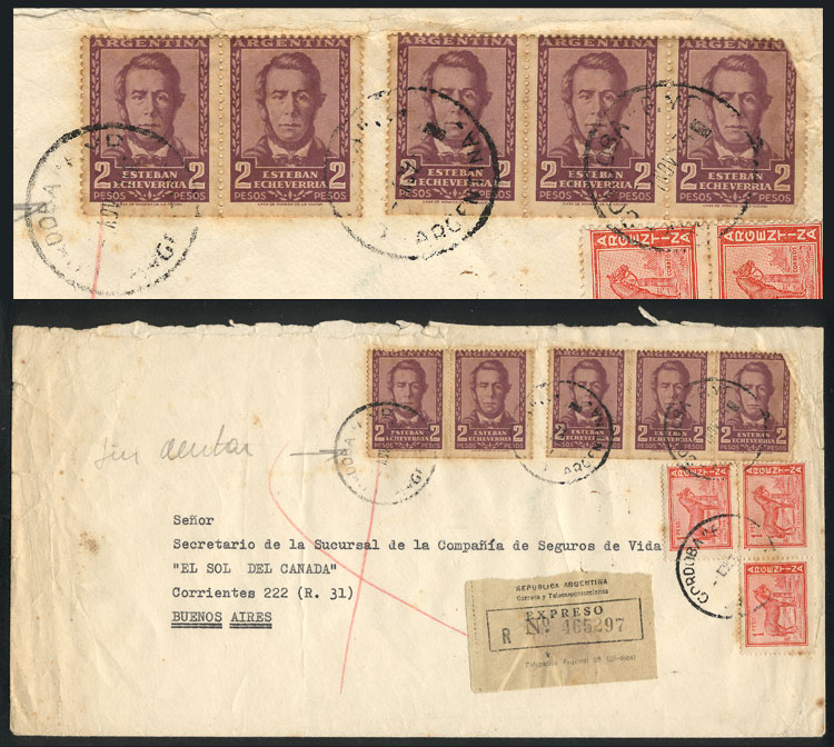 Lot 1292 - Argentina postal history -  Guillermo Jalil - Philatino Auction # 2342 ARGENTINA: General auction with very low starts!