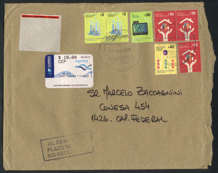 Lot 1258 - Argentina postal history - Guillermo Jalil - Philatino Auction # 2342 ARGENTINA: General auction with very low starts! Lot 1258 - Argentina postal history - Guillermo Jalil - Philatino Auction # 2342 ARGENTINA: General auction with very low starts!
