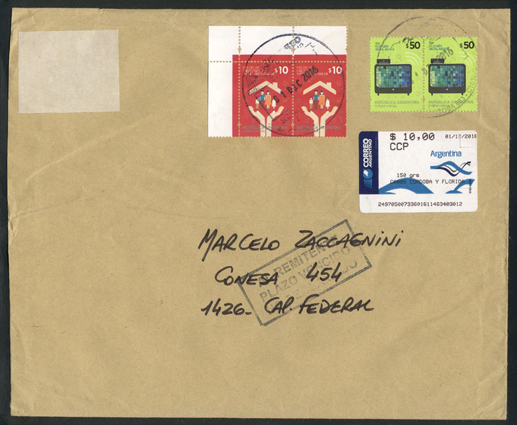 Lot 1257 - Argentina postal history - Guillermo Jalil - Philatino Auction # 2342 ARGENTINA: General auction with very low starts! Lot 1257 - Argentina postal history - Guillermo Jalil - Philatino Auction # 2342 ARGENTINA: General auction with very low starts!