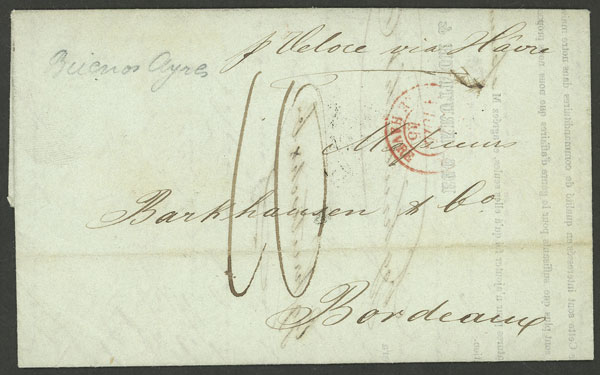 Lot 238 - Argentina postal history - Guillermo Jalil - Philatino Auction # 2343 ARGENTINA: Special November auction - Part 2 Lot 238 - Argentina postal history - Guillermo Jalil - Philatino Auction # 2343 ARGENTINA: Special November auction - Part 2