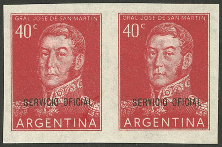 Lot 222 - Argentina official stamps -  Guillermo Jalil - Philatino Auction # 2343 ARGENTINA: Special November auction - Part 2