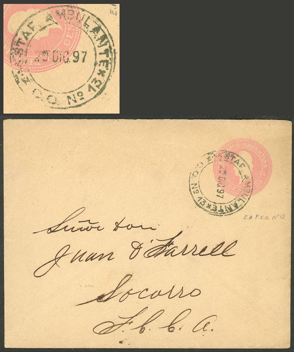 Lot 263 - Argentina postal history - Guillermo Jalil - Philatino Auction # 2343 ARGENTINA: Special November auction - Part 2 Lot 263 - Argentina postal history - Guillermo Jalil - Philatino Auction # 2343 ARGENTINA: Special November auction - Part 2