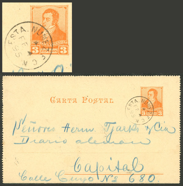 Lot 261 - Argentina postal history - Guillermo Jalil - Philatino Auction # 2343 ARGENTINA: Special November auction - Part 2 Lot 261 - Argentina postal history - Guillermo Jalil - Philatino Auction # 2343 ARGENTINA: Special November auction - Part 2