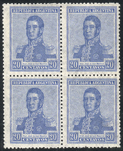 Lot 299 - Argentina general issues - Guillermo Jalil - Philatino Auction # 2344 ARGENTINA: Lot 299 - Argentina general issues - Guillermo Jalil - Philatino Auction # 2344 ARGENTINA: