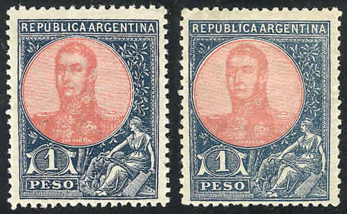 Lot 210 - Argentina general issues -  Guillermo Jalil - Philatino Auction # 2344 ARGENTINA: 
