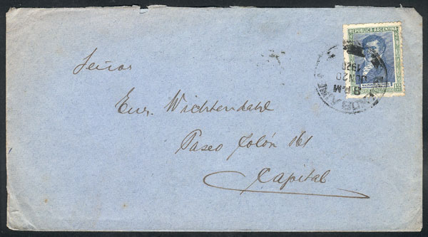 Lot 1220 - Argentina postal history - Guillermo Jalil - Philatino Auction # 2344 ARGENTINA: Lot 1220 - Argentina postal history - Guillermo Jalil - Philatino Auction # 2344 ARGENTINA: