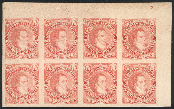 Lot 108 - Argentina general issues -  Guillermo Jalil - Philatino Auction # 2344 ARGENTINA: 