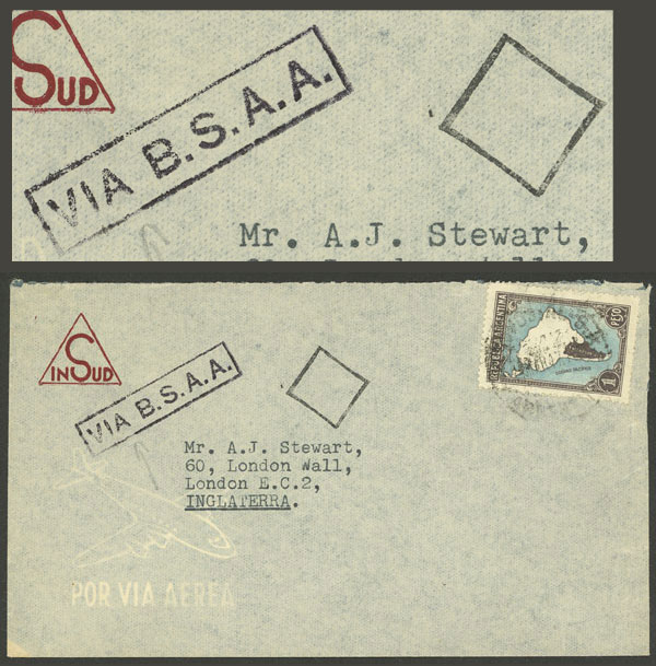 Lot 1247 - Argentina postal history - Guillermo Jalil - Philatino Auction # 2344 ARGENTINA: Lot 1247 - Argentina postal history - Guillermo Jalil - Philatino Auction # 2344 ARGENTINA: