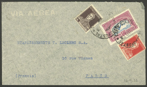 Lot 1235 - Argentina postal history - Guillermo Jalil - Philatino Auction # 2344 ARGENTINA: Lot 1235 - Argentina postal history - Guillermo Jalil - Philatino Auction # 2344 ARGENTINA: